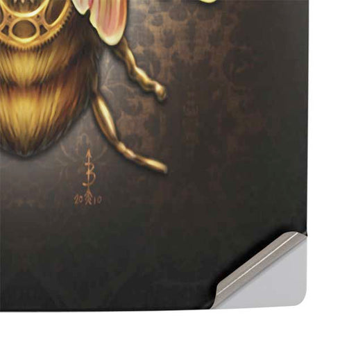 Steampunk Bee by Brigid Ashwood PS5 Slim Digital Edition Console Skin