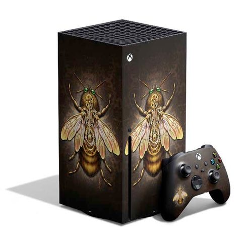 Steampunk Bee by Brigid Ashwood Xbox Series X Skins