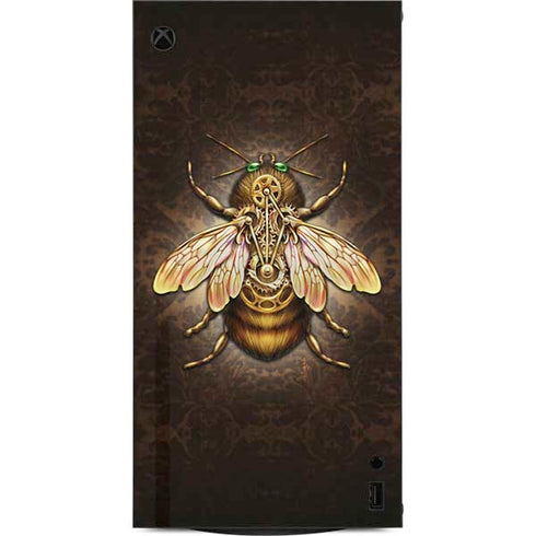 Steampunk Bee by Brigid Ashwood XBox Series X Digital Edition Console Skin