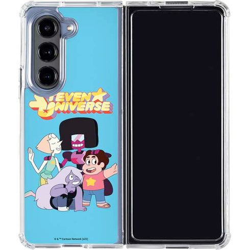 Cartoon Network Steven Universe Steven Universe Characters Galaxy Z Fold5 5G Clear Case