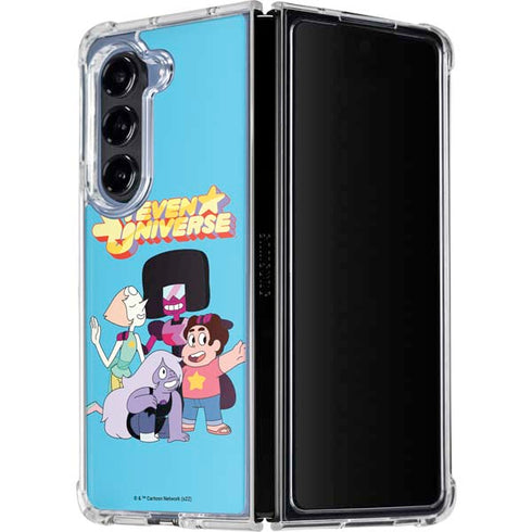 Cartoon Network Steven Universe Steven Universe Characters Galaxy Z Fold5 5G Clear Case