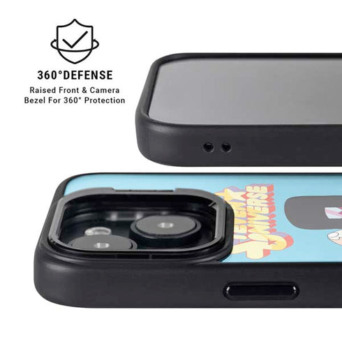 Cartoon Network Steven Universe Steven Universe Characters iPhone 15 Plus Kickstand Case