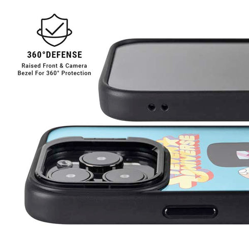 Cartoon Network Steven Universe Steven Universe Characters iPhone 15 Pro Kickstand Case