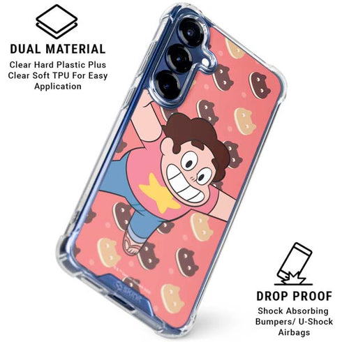 Cartoon Network Steven Universe Steven Universe Free Falling Galaxy S25 Clear Case