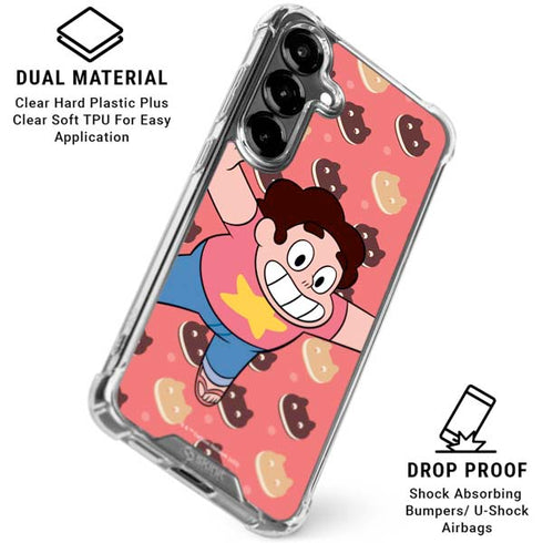 Cartoon Network Steven Universe Steven Universe Free Falling Galaxy S26 Plus Clear Case