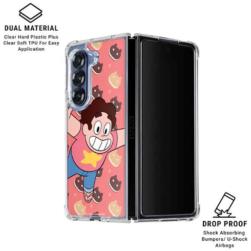 Cartoon Network Steven Universe Steven Universe Free Falling Galaxy Z Fold6 Clear Case