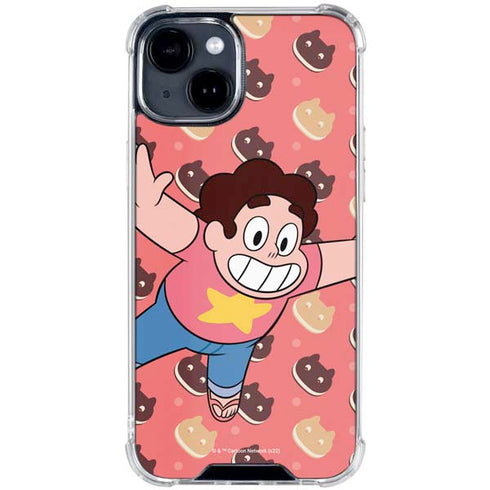 Cartoon Network Steven Universe Steven Universe Free Falling iPhone 15 Clear Case