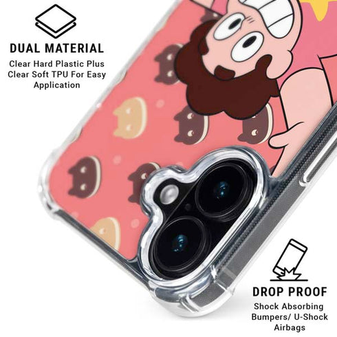 Cartoon Network Steven Universe Steven Universe Free Falling iPhone 16 Plus Clear Case
