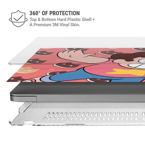 Cartoon Network Steven Universe Steven Universe Free Falling MacBook Pro 14in (2021-24) Case plus Skin