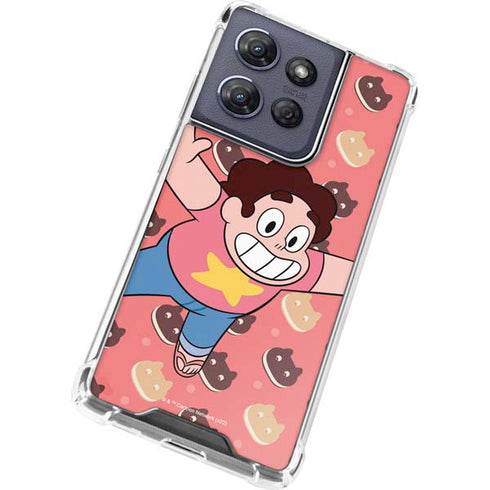 Cartoon Network Steven Universe Steven Universe Free Falling Moto G 5G (2025) Clear Case