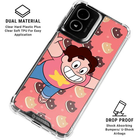Cartoon Network Steven Universe Steven Universe Free Falling Moto G Power 5G (2024) Clear Case