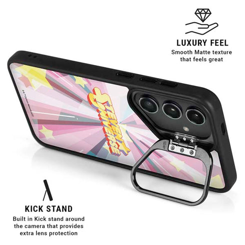 Cartoon Network Steven Universe Steven Universe Logo Galaxy S25 Kickstand Case