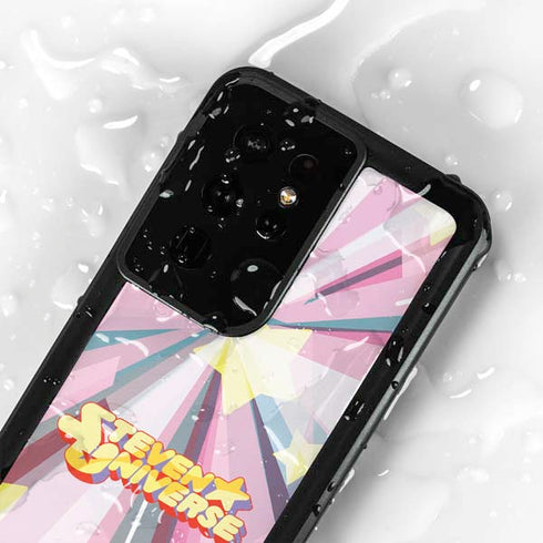 Cartoon Network Steven Universe Steven Universe Logo Galaxy S24 Ultra Waterproof Case