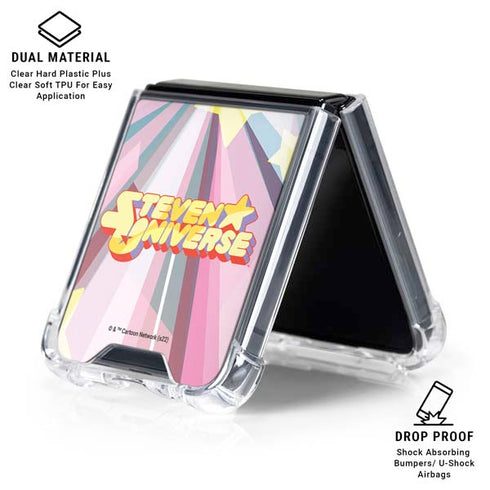 Cartoon Network Steven Universe Steven Universe Logo Galaxy Z Flip6 Clear Case