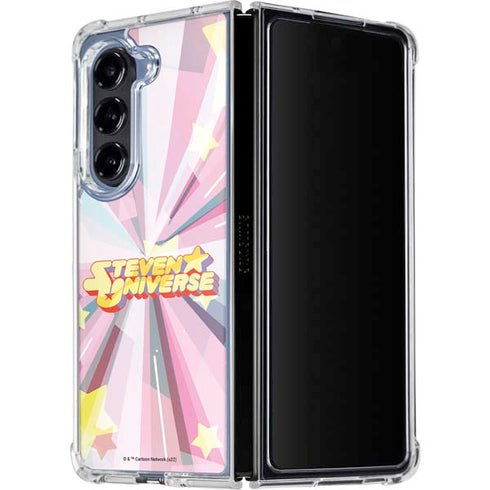 Cartoon Network Steven Universe Steven Universe Logo Galaxy Z Fold5 5G Clear Case