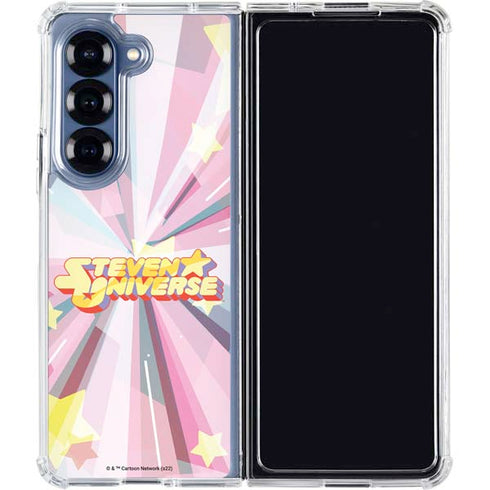 Cartoon Network Steven Universe Steven Universe Logo Galaxy Z Fold6 Clear Case