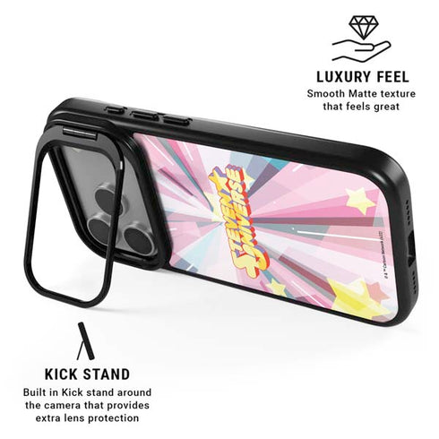Cartoon Network Steven Universe Steven Universe Logo iPhone 17 Pro Max Kickstand Case