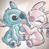 Disney Lilo and Stitch Stitch and Angel Dell Alienware Skin
