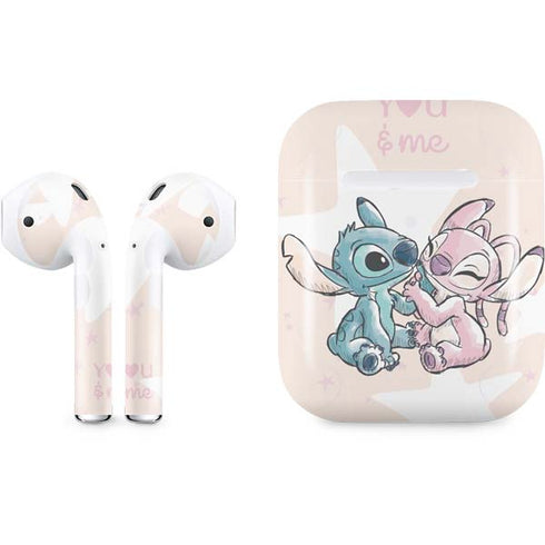 Disney Lilo and Stitch Stitch and Angel Apple AirPods 2 Skin