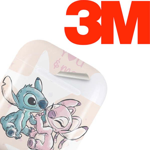 Disney Lilo and Stitch Stitch and Angel Apple AirPods 2 Skin