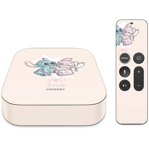 Disney Lilo and Stitch Stitch and Angel Apple TV Skin