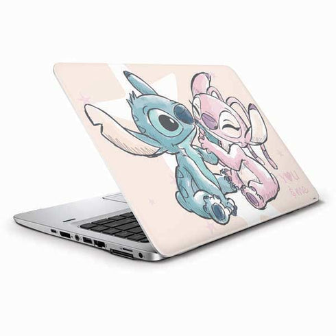 Disney Lilo and Stitch Stitch and Angel HP Elitebook Skin