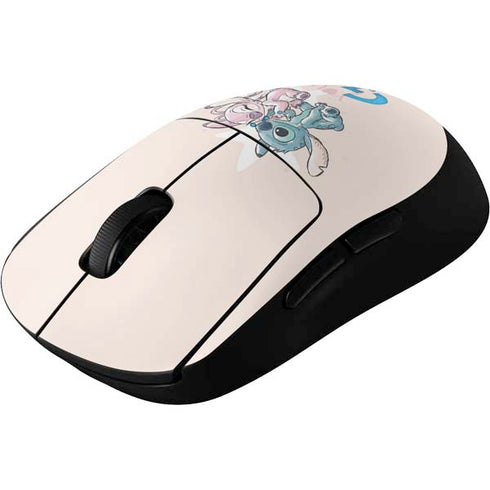 Disney Lilo and Stitch Stitch and Angel G Pro Wireless Gaming Mouse Skin