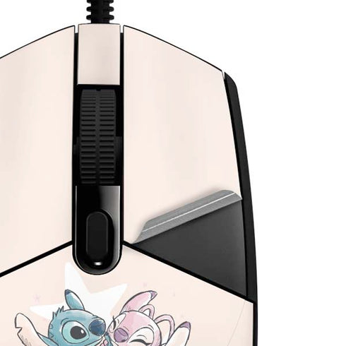 Disney Lilo and Stitch Stitch and Angel G203 Prodigy RGB Wired Gaming Mouse Skin