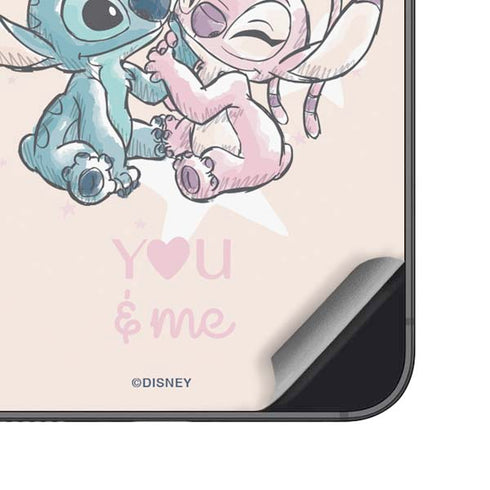 Disney Lilo and Stitch Stitch and Angel Galaxy A16 5G Skin