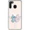 Disney Lilo and Stitch Stitch and Angel Galaxy A21 Clear Case