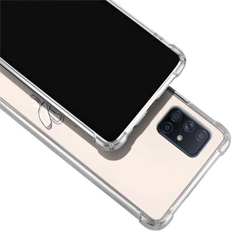 Disney Lilo and Stitch Stitch and Angel Galaxy A71 5G Clear Case