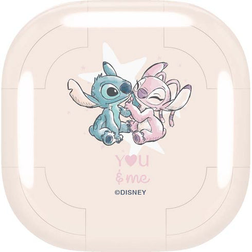 Disney Lilo and Stitch Stitch and Angel Galaxy Buds Live Skin