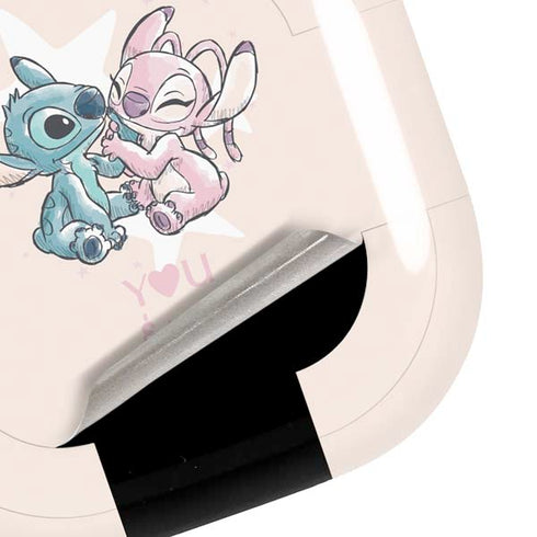 Disney Lilo and Stitch Stitch and Angel Galaxy Buds Live Skin