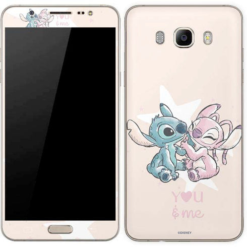 Disney Lilo and Stitch Stitch and Angel Galaxy J7 Skin