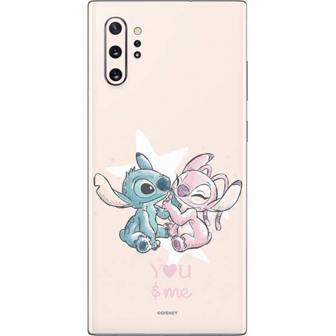 Disney Lilo and Stitch Stitch and Angel Galaxy Note 10 Plus Skin