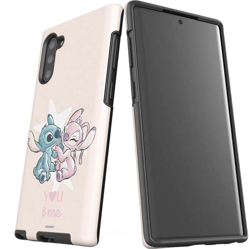 Disney Lilo and Stitch Stitch and Angel Galaxy Note 10 Pro Case