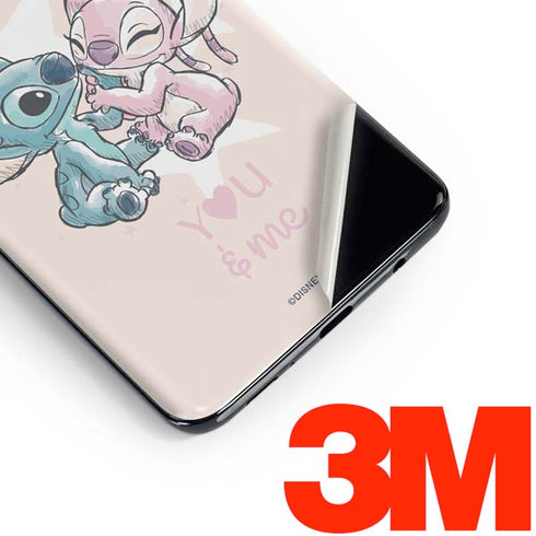 Disney Lilo and Stitch Stitch and Angel Galaxy S10 Plus Skin