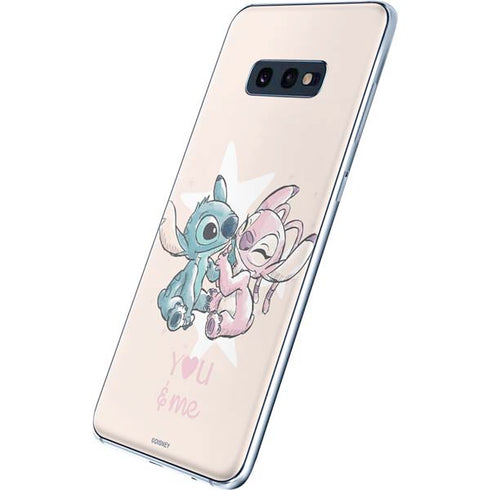 Disney Lilo and Stitch Stitch and Angel Galaxy S10e Skin