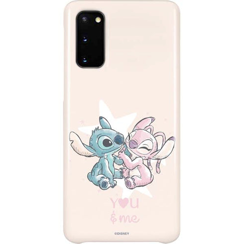Disney Lilo and Stitch Stitch and Angel Galaxy S20 Lite Case