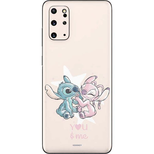 Disney Lilo and Stitch Stitch and Angel Galaxy S20 Plus Skin