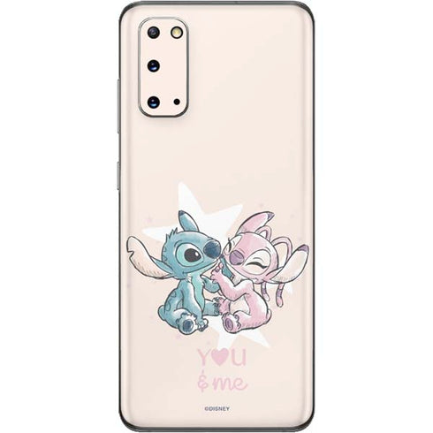 Disney Lilo and Stitch Stitch and Angel Galaxy S20 Skin