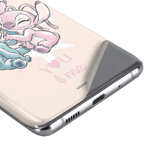 Disney Lilo and Stitch Stitch and Angel Galaxy S20 Skin