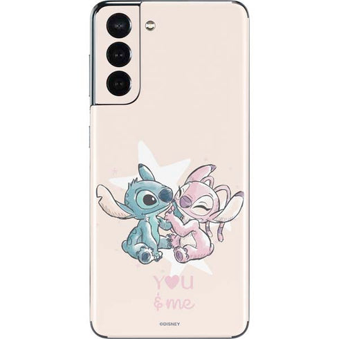 Disney Lilo and Stitch Stitch and Angel Galaxy S21 5G Skin