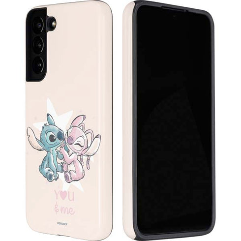 Disney Lilo and Stitch Stitch and Angel Galaxy S22 Plus Pro Case