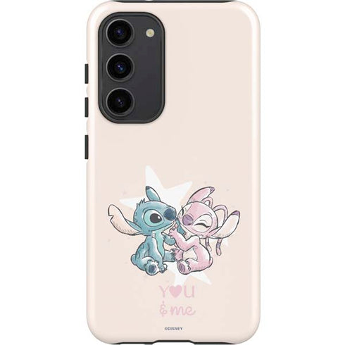Disney Lilo and Stitch Stitch and Angel Galaxy S23 Plus Pro Case