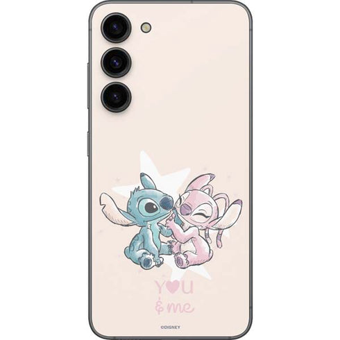 Disney Lilo and Stitch Stitch and Angel Galaxy S23 Plus Skin