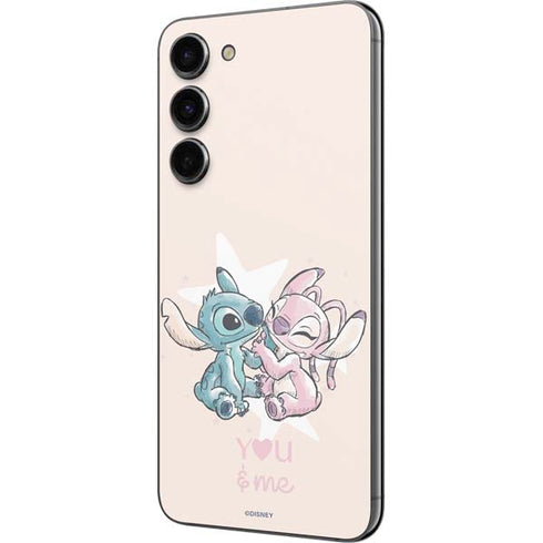 Disney Lilo and Stitch Stitch and Angel Galaxy S23 Plus Skin
