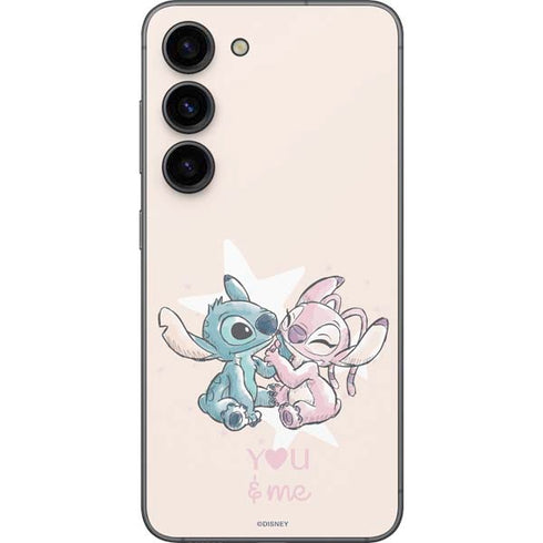 Disney Lilo and Stitch Stitch and Angel Galaxy S23 Skin