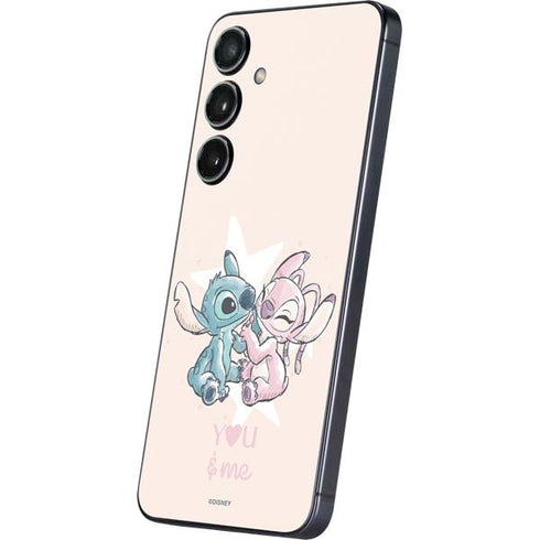 Disney Lilo and Stitch Stitch and Angel Galaxy S24 Plus Skin