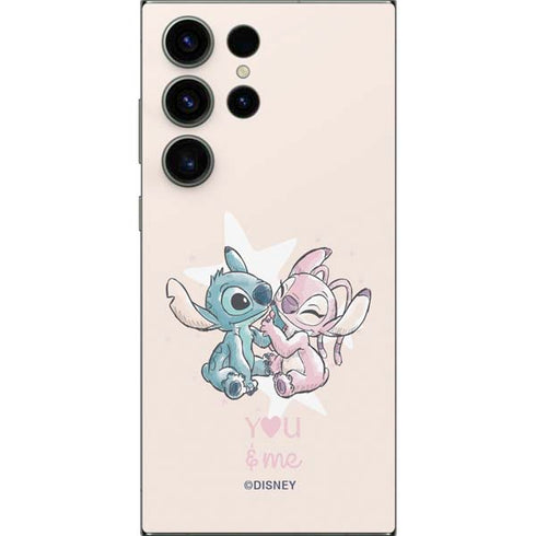 Disney Lilo and Stitch Stitch and Angel Galaxy S24 Ultra Skin